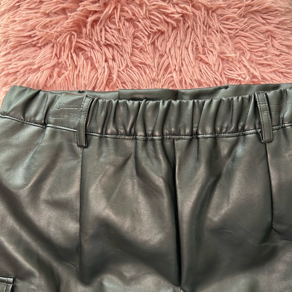 Brown Leather Skirt - Picture 5 of 6